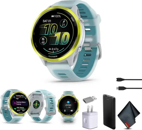 Garmin Forerunner 570 - Reloj inteligente para correr, WiFi de 1.732 pulgadas, reloj inteligente de fitness con GPS para hombres y mujeres, aluminio