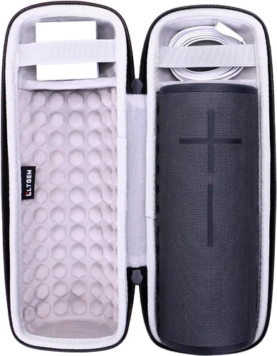 LTGEM - Funda compatible con altavoz portátil Ultimate Ears MEGABOOM 4/3, negro y gris