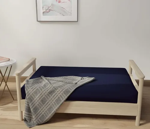 Miniatura 4 de LANE LINEN Fundas para futón de tamaño completo, fundas elásticas 100% algodón, funda de colchón de tamaño completo para sofá cama de futón, funda