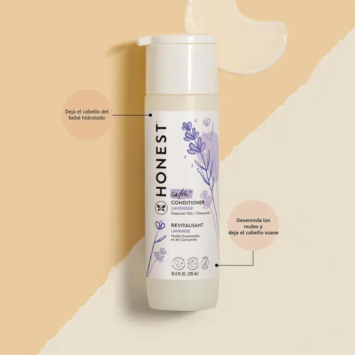 Miniatura 3 de The Honest Company Champú para bebés, gel de baño y acondicionador duo, limpieza 2 en 1, sin silicona, derivado de forma natural, aroma calmante