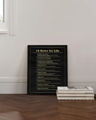 Miniatura 4 de HAUS AND HUES Carteles inspiradores para chicos, carteles de empoderamiento, citas inspiradoras diarias sobre la vida, arte de pared motivacional 10