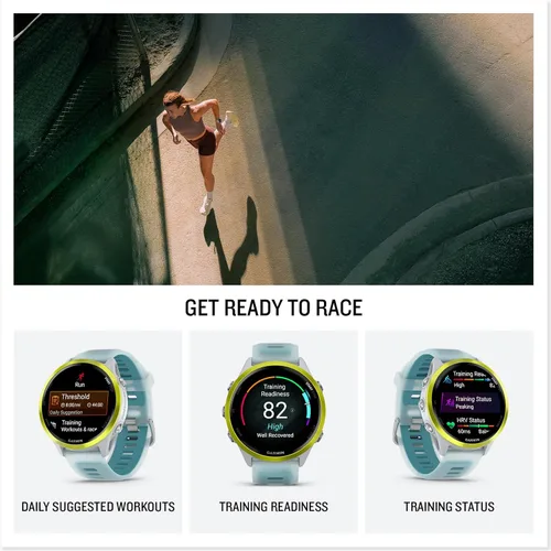 Miniatura 5 de Garmin Forerunner 570 - Reloj inteligente para correr, WiFi de 1.732 pulgadas, reloj inteligente de fitness con GPS para hombres y mujeres, aluminio