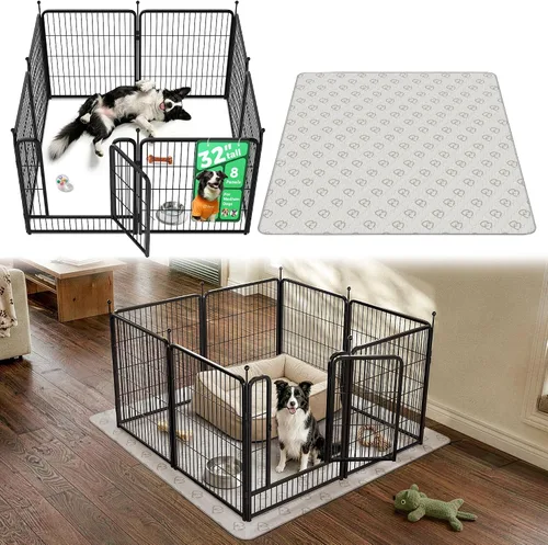 Miniatura 49 de FXW Rollick - Corralito para perros para patio, campamento con casa rodante, patentado, 24 pulgadas, 2 paneles
