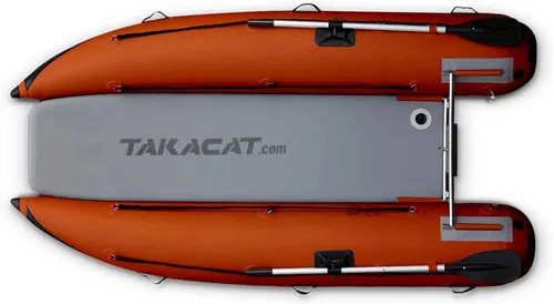 Miniatura 7 de 340LX - Bote inflable para 5 personas, diseño de arco abierto ultraportátil, 11.2 ft, color gris