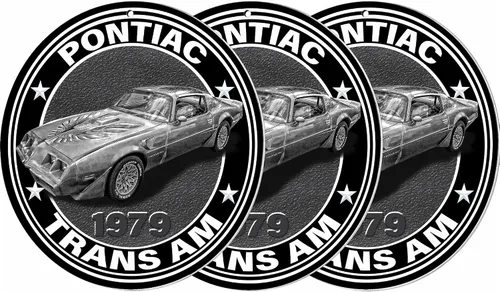 Miniatura 10 de Brotherhood Letreros de metal de metal con emblema de Trans Am de alto rendimiento, reproducción de fotografía de pájaro, letrero redondo