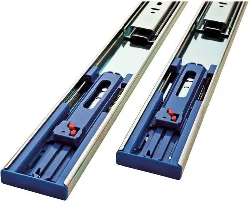 Miniatura 5 de Promark 100LB - Deslizadores de cajón, capacidad completa de extensión suave / montura lateral que se cierra sola, (paquete de 10, 12 pulgadas)
