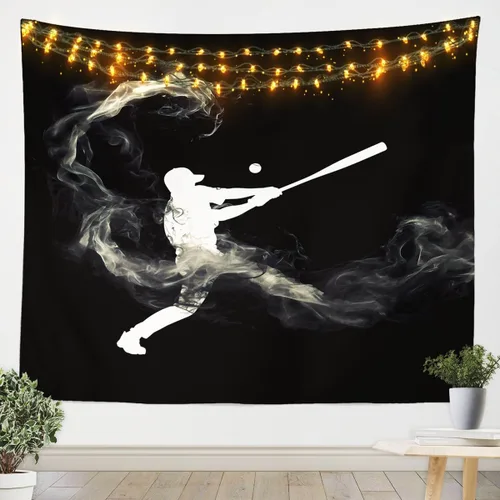 Miniatura 7 de Feelyou Tapiz de auto deportivo Yin Yang, tapiz para colgar en la pared para niños, niñas, hombres, deportes extremos, decoración fresca de carreras
