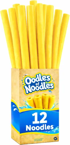 Miniatura 10 de Oodles of Noodles Fideos de espuma de arcoíris de lujo para piscina - Paquete de 12 - Aproximadamente 122 cm x 6.4 cm Tubos de espuma multiusos