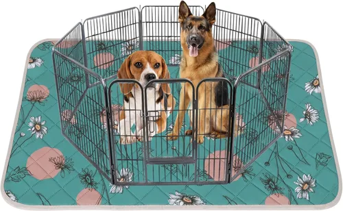 Miniatura 27 de IEUUMLER EU007 - Almohadillas lavables para perros, paquete de 2, antideslizantes e impermeables, reutilizables, para entrenamiento de cachorros