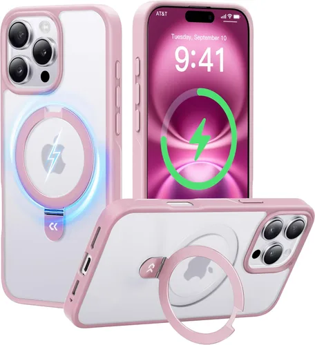Miniatura 18 de CASEKOO- Funda para iPhone 15 c/soporte magnético invisible [protecc. militar contra caídas] [compatible c/MagSafe], a prueba de impactos, delgada