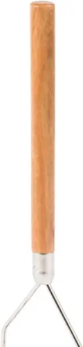 Miniatura 3 de TrueCraftware - Triturador de patatas de forma cuadrada de 12 pulgadas chapado en hierro con mango de madera-Herramienta de cocina trituradora