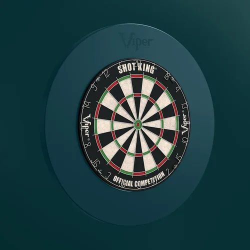 Miniatura 4 de Viper Guardian Dartboard Surround Sisal/Cerdas de Punta de Acero, Protector de Pared, Pavo Real