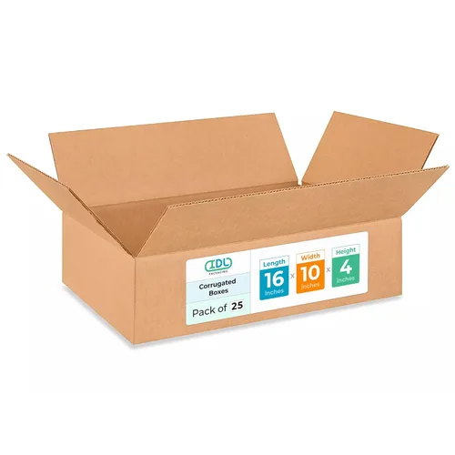 Miniatura 217 de IDL Packaging Paquete de 5 cajas de envío altas de 8 x 8 x 48 pulgadas, extra resistentes de 200 libras frente a caja regular, cajas de mudanza