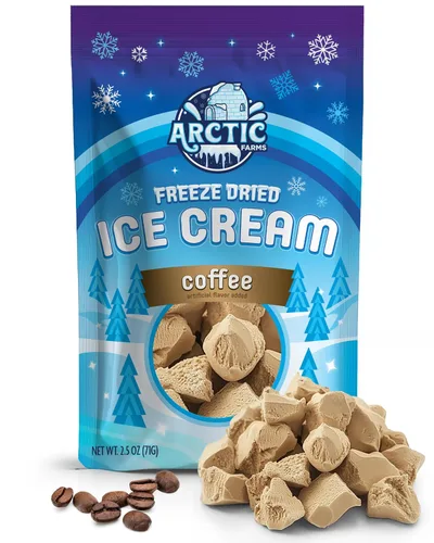 Miniatura 32 de Arctic Farms Trozos de Helado Liofilizado a Granel - No se Derrite (Mantequilla de Maní) (1 libra)