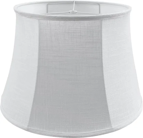TOOTOO STAR Pantalla de lámpara de tambor grande blanca para candelabros, lámpara de pie y lámpara de mesa, araña de 12 x 16 x 11 pulgadas, tela de