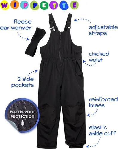 Miniatura 2 de Overol con peto de nieve para niñas, con aislamiento impermeable, para snowboard, esquí, nieve, para niñas (5-18)
