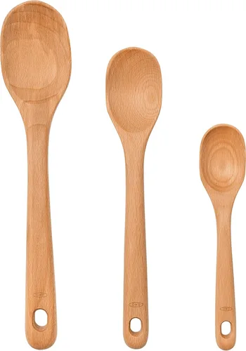 Miniatura 7 de OXO Good Grips - Servidores de ensalada de madera de haya – Set de 2 piezas