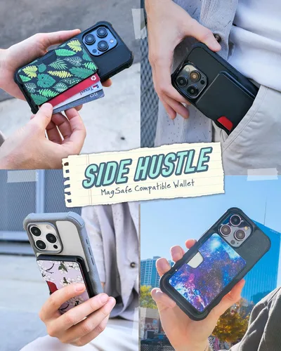 Miniatura 6 de Cartera Smartish para iPhones MagSafe - Side Hustle - Soporte magnético desmontable delgado para tarjetas para Apple iPhone 17/16/15/14/13/12/13/12