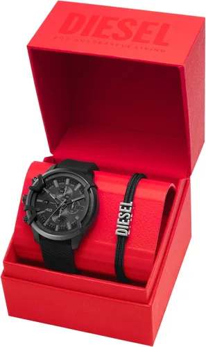 Miniatura 6 de Diesel Mini reloj de cuero Griffed DZ4604