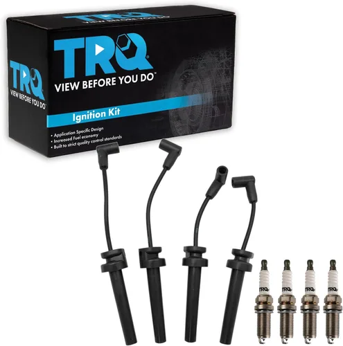 Miniatura 34 de Kit de bujías de chispa TRQ 5 piezas de bujías de iridio Compatible con Acura Integra 1992-2001 1999-2000 Honda Civic 1994-1995 Civic del Sol