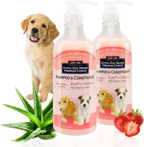 Miniatura 12 de Bright White - Champú y acondicionador natural para perros con aloe vera, juego de champú y acondicionador para perros con pH equilibrado, sin