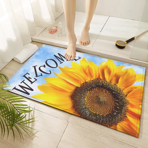 Miniatura 23 de Tapete de baño de mármol blanco y negro, antideslizante, lavable, de secado rápido, para entrada, interior y exterior, lavandería, 17 x 30 pulgadas