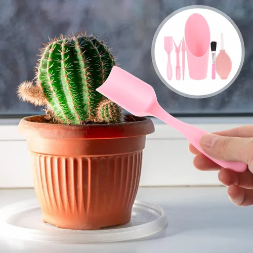 Miniatura 4 de YARNOW Juego de 6 herramientas de mano para jardín, suculentas, herramienta de trasplante de suculentas, juego de herramientas para el cuidado