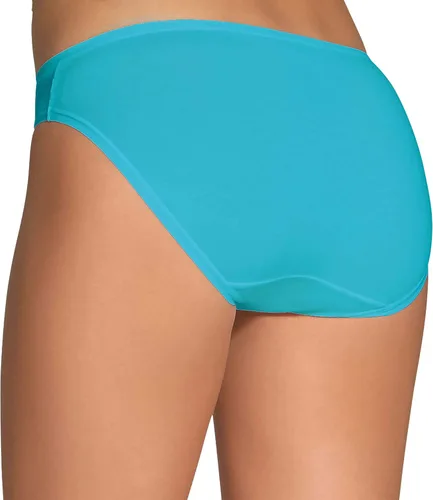 Miniatura 3 de Fruit Of The Loom pack de 4 bombachas de algodón elastizado para mujer