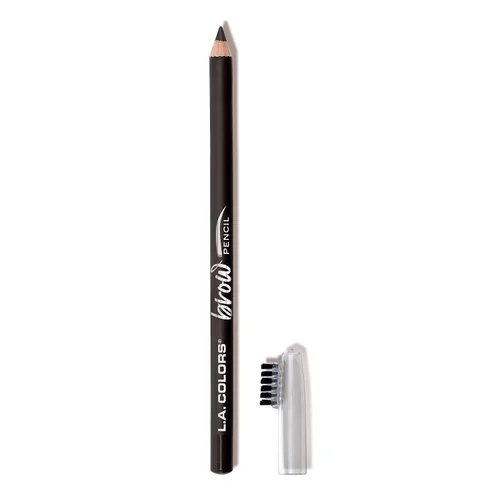L.A. COLORS Lápiz de cejas On Point, negro suave CBP398 2-Negro suave