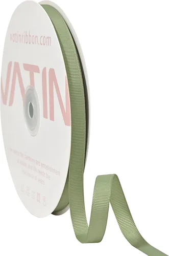 Miniatura 36 de Vatin - Rollo de cinta de grogrén, rollos de 25-50 yardas, perfecto para decoración de bodas, coronas, baby showers, envolturas de paquete de regalo