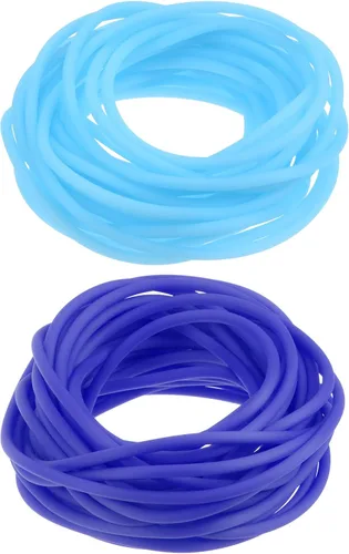 Miniatura 10 de HARFINGTON Tubo hueco de goma de 16 pies 1/8 pulgadas de diámetro y 1/16 pulgadas de orificio de silicona para hacer joyas, collares, pulseras