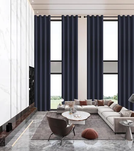 Miniatura 21 de Qiseca Cortinas extralargas de 132 pulgadas de largo para sala de estar, cortinas de techo de 11 pies, ventanas altas hechas a medida de 2 pisos