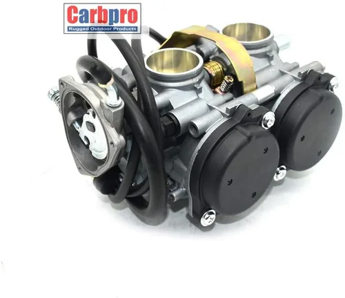 Miniatura 4 de Carburador YFM660 para Yamaha Raptor 660 660R YFM660 YFM660 660R Carb con filtro de aire espuma y válvula de combustible Petcock Raptor Reemplazar