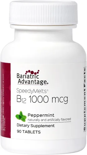 Miniatura 8 de Bariatric Advantage B-12 Speedy Melts, suplemento de vitamina B12 de 1000 mcg, fusión rápida con 200 mcg de ácido fólico para apoyo nutricional