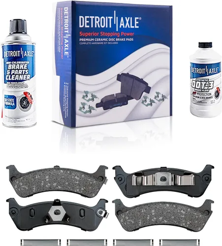 Miniatura 86 de Detroit Axle - Pastillas de freno traseras para Mercedes-Benz C230 C240 C280 C320 C350 CLK320 CLK350 CLK430 E300 E320 E420 E430 SLK350, pastillas