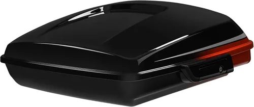 Miniatura 14 de HR3 Amber Whiskey 5.5" Equipaje de maletero tipo navaja con cierres Compatible con Street Glide FLHX 2014 2016 Road Glide FLTRX (Reemplaza al OEM)