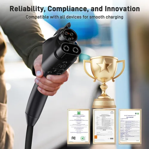 Miniatura 6 de Adaptador NACS a CCS1 EV, adaptador de carga rápida de 500 A/1000 V CC, compatible con vehículos eléctricos CCS1 seleccionados para supercargadores