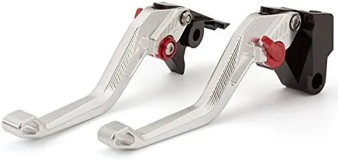 Miniatura 8 de Palancas de freno y embrague CNC para motocicletas Ninja 300R, 400, 250R, 250, 125 y ZX25R Palanca verde con ajuste negro.