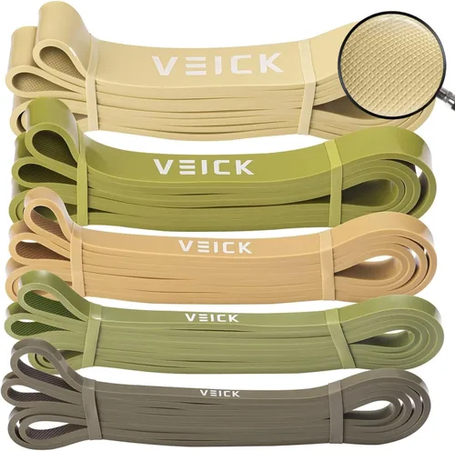 VEICK Bandas de resistencia para entrenamiento, bandas de ejercicio, bandas de entrenamiento, bandas de asistencia para dominadas, juego de bandas