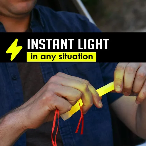 Miniatura 3 de Everlit, bastones de emergencia de supervivencia, palillos de luz de 6 pulgadas para kit de primeros auxilios, kit de supervivencia, camping