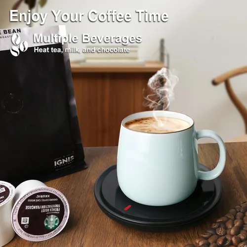 Miniatura 5 de Calentador de velas y café para escritorio - Apagado automático