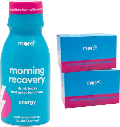 Miniatura 19 de Morning Recovery Electrolitos, Fórmula Patentada de Bebida de Cardo Mariano para Hidratar Mientras Bebes, DHM Líquido Altamente Soluble, Sin OGM
