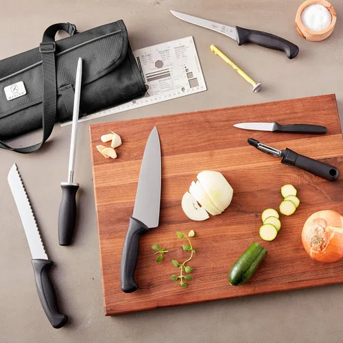 Miniatura 6 de Mercer Culinary Partners in Education Millennia - Kit de escuela culinaria (13 piezas), color negro
