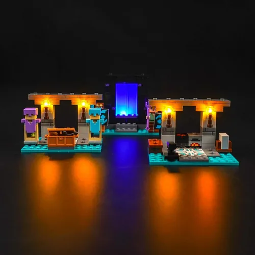 Kit de luz LED mejorado para Lego Minecraft The Armory, compatible con Lego 21252, el mejor regalo para adultos (modelo no incluido)