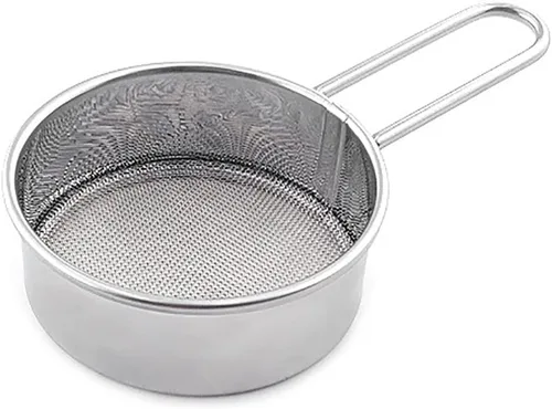 Miniatura 7 de Colador pequeño, colador de harina, mini tamiz de harina pequeño para polvo de hornear, azúcar, café, pastas, té, tamiz de 2.6 pulgadas, 40