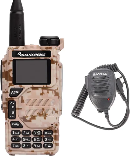Miniatura 9 de Walkie Talkie UV-K5 5W Dual Band UHF VHF USB-C Cargador Radio bidireccional DTMF FM Scrambler NOAA Frecuencia inalámbrica Copia Jamón Radio de mano