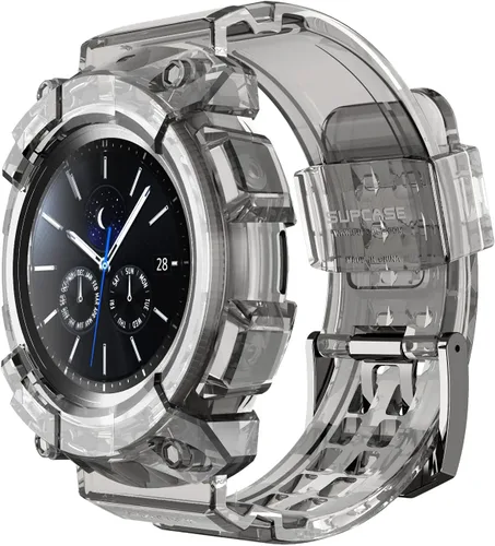 Miniatura 8 de SUPCASE [Unicorn Beetle Pro] Serie de funda para Galaxy Watch 3 [45mm] lanzamiento 2020, funda protectora resistente con correas Negro