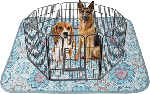 Miniatura 38 de IEUUMLER EU007 - Almohadillas lavables para perros, paquete de 2, antideslizantes e impermeables, reutilizables, para entrenamiento de cachorros