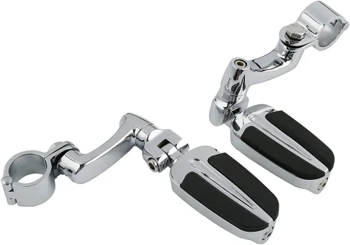 Miniatura 42 de TCT-MOTORPARTS Soportes de clavijas de pie de barra de carretera negro para Harley Touring 22/25/32/1.378 in