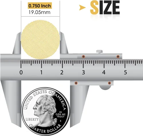 Miniatura 4 de Pantallas de tubería 200 piezas de latón 3/8" (0.375 pulgadas 0.374 in) para cubetas con caja de almacenamiento de metal